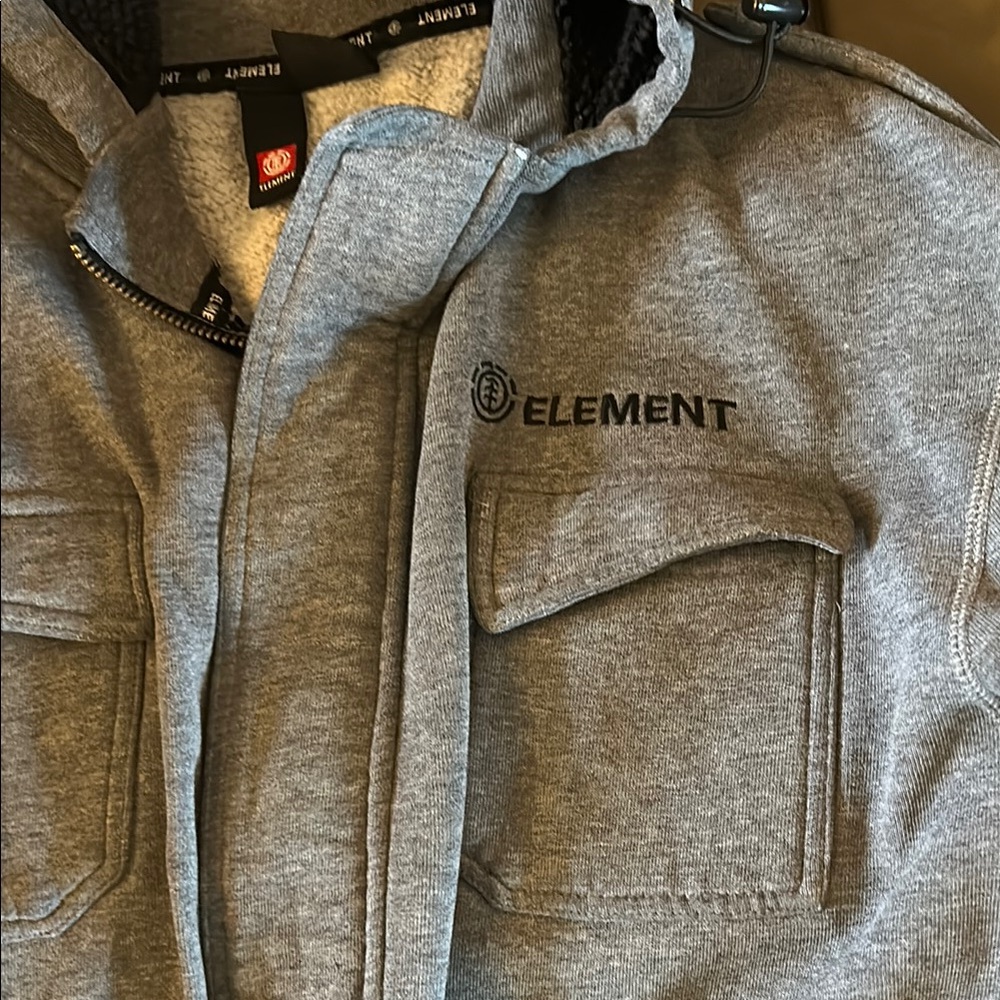 Element Gray Jacket With Hood - image 3
